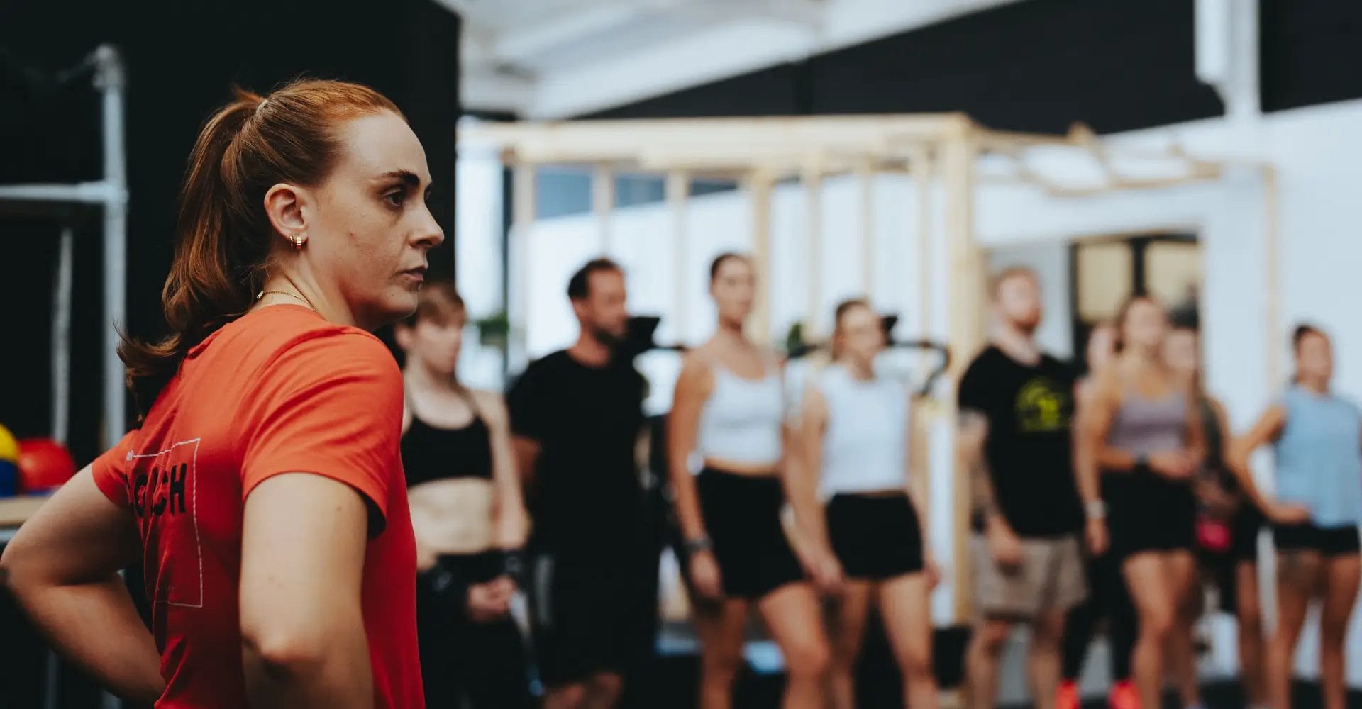 Team members and coach